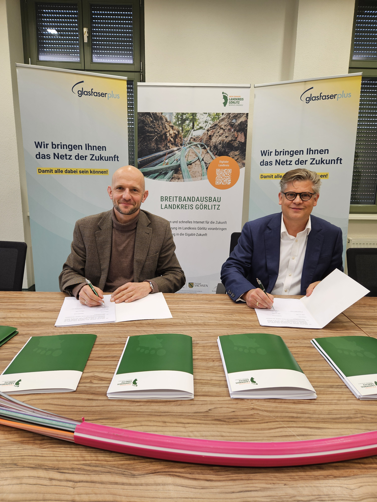 Geförderter Breitbandausbau: weitere 22.644 Glasfaser-Anschlüsse baut GlasfaserPlus im Landkreis Görlitz