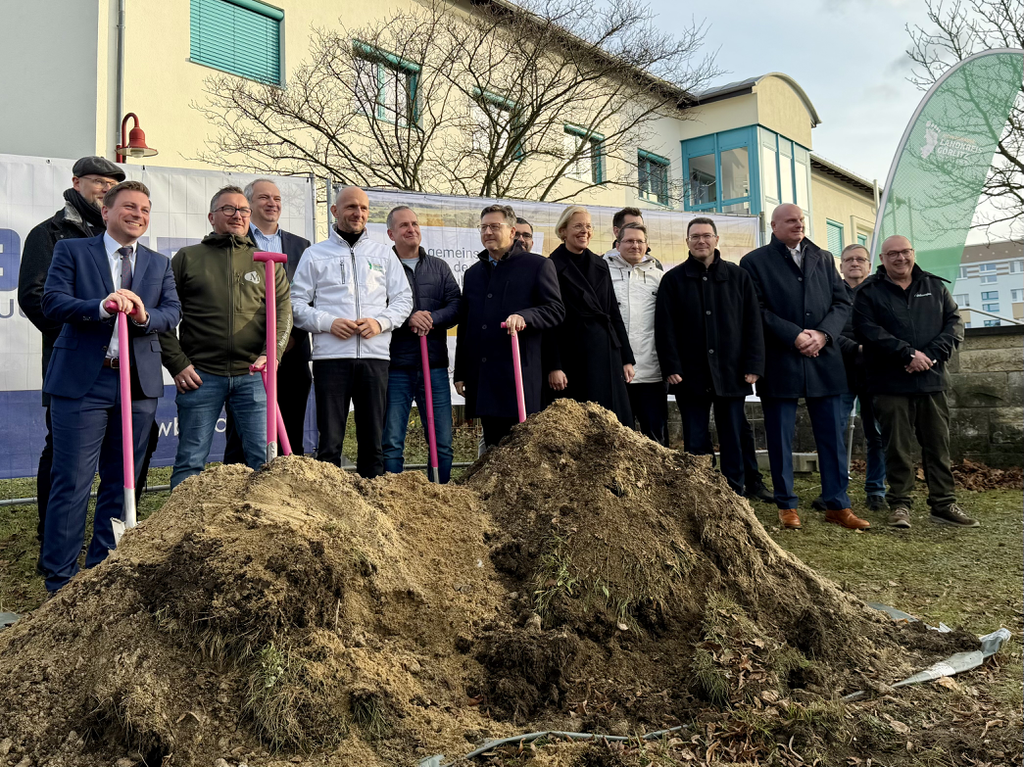 Spatenstich für zweite Phase des geförderten Glasfaserausbaus im Landkreis Görlitz